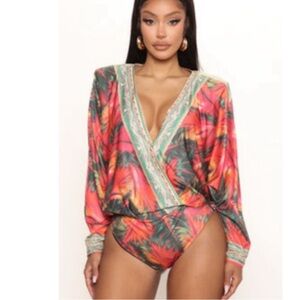 Floral bodysuit
